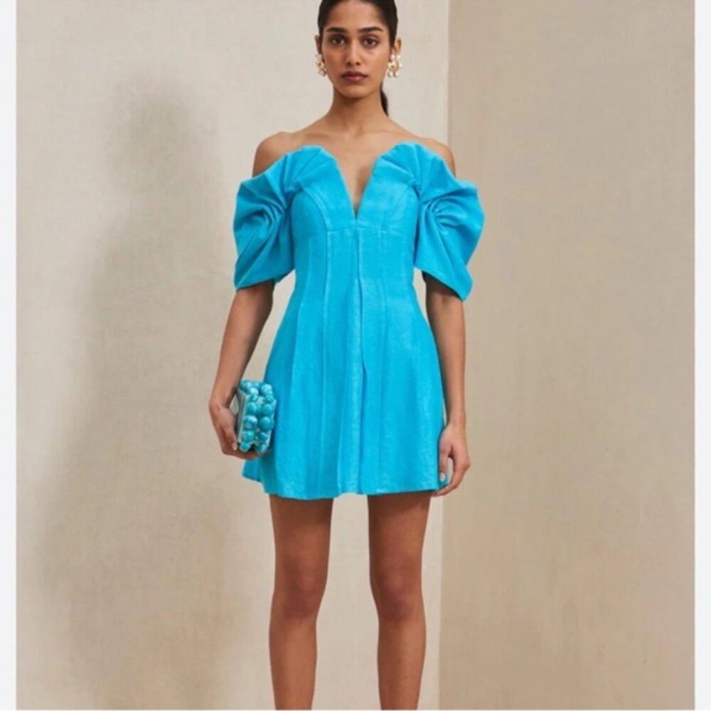 Cult Gaia Asal Mini Dress In Nile